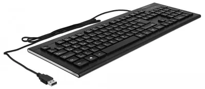 Obrázek produktu pro DeLOCK 12672, Plná velikost (100 %), Kabel, USB, QWERTZ, Černá