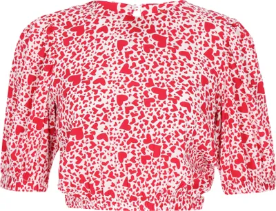 Produktbild von VANJA damen bluse - weiss rot, XL