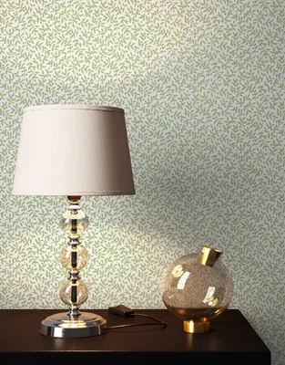 Produktbild von NEWROOM Tapete Grün Vliestapete Blumen - Blumentapete Landhaus Weiß  Blätter Wiese  Romantisch