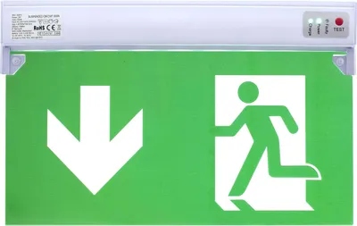 Produktbild von Dauerlicht LED Notleuchte Notbeleuchtung Exit Notausgang Fluchtwegleuchte Notlicht Fluchtweg EXIT IP20 oder IP65 (Dauerlicht IP20)