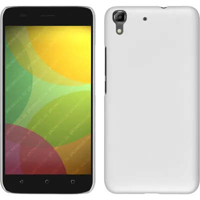 Produktbild von PhoneNatic Case kompatibel mit Huawei Honor 4A - Hülle weiß gummiert Hard-case + 2 Schutzfolien