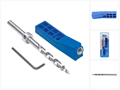 Produktbild von KREG Mini Bohrschablone Kreg Jig Mini ( MKJKIT ) kompakter Taschenloch Holzverbindungssatz