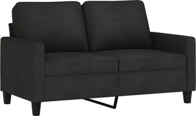 Produktbild von 2-Sitzer-Sofa Schwarz 120 cm Stoff