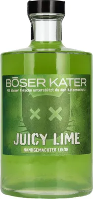 Image de BÖSER KATER Juicy Lime Likör 17% Vol. 0,5l
