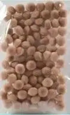 Immagine prodotto di Pompon marrone chiaro 10 mm, 100 pezzi - Galeria Hobby