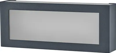 Produktbild von OSRAM Endura Style LED Wandleuchte Nova, 10W, 3000K warmweiß, 700 lm, IP54, Aluminium dunkelgrau, 3 Wege