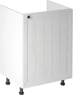 Produktbild von Spülenunterschrank 60 cm ohne Arbeitsplatte Küchenunterschrank, Provence D60Z P/L Weiß/Matt