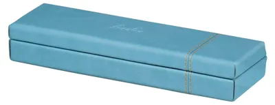 Produktbild von Stiftebox (21 x 5,5 x 3 cm, praktisch und strapazierfähig, Kunstleder, elegant, ideal für das Büro) 1 Stück, türkis