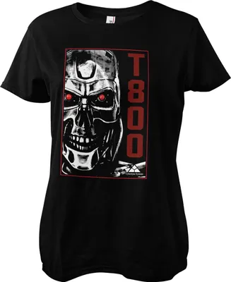 Produktbild von T-800 Machine Girly Tee - Small - Black