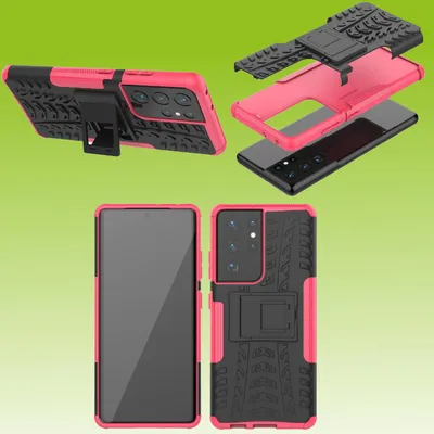 Obrázok produktu pre Pre Samsung Galaxy S21 Ultra G998B Outdoor Pink Puzdro na mobilný telefón s krytom
