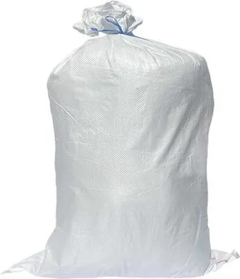 Produktbild von 3x Schwerlastsack Gewebesack Laubsack Styroporsack Lagersack PP mit rotem Streifen 1300 x 1800 mm 230g weiss