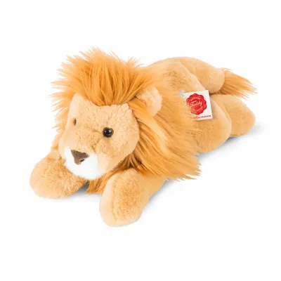 Produktbild von Teddy Hermann Löwe liegend, Plüschtier, Kuscheltier, Wildtier, Raubkatze, Plüsch, Goldgelb, 33 cm, 904779