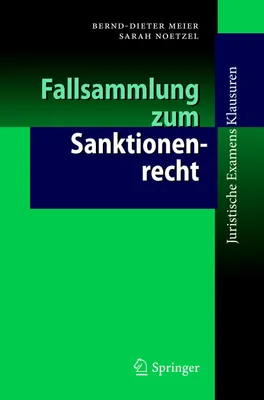 Produktbild von Fallsammlung zum Sanktionenrecht