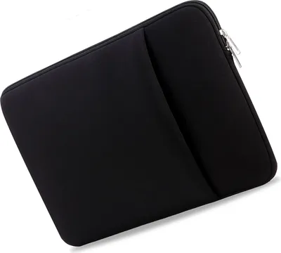 Zdjęcie produktu dla Etui na laptopa B2015 – miękka torba z zamkiem błyskawicznym, 11 cali, zamiennik torby na laptopa MacBook Air, Pro, Ultrabook, kolor czarny