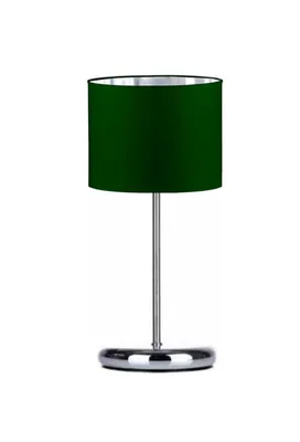 Immagine prodotto di Lampada da tavolo verde-argento lampada velour vintage moderna E27 lampada di design a 1 luce N230-GL1-GN