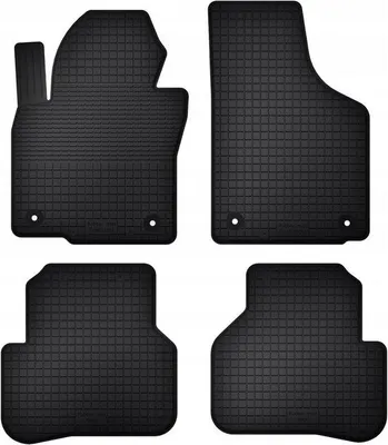 Produktbild von Gummimatten Set - Hochwertiger Schutz für das Auto - 4-teilig - Schwarz