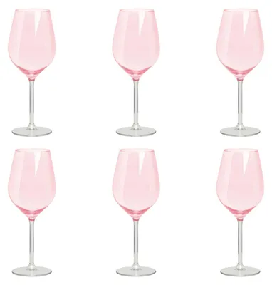 Produktbild von Excelsa Set mit 6 Gläser Color Wine Glas 50 cl Rose
