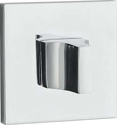 Produktbild von Quadratische WC-Rosetten für Innentürgriffe, Chrom