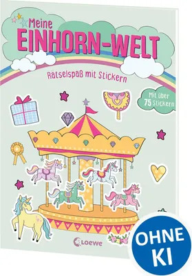 Produktbild von Meine Einhorn-Welt - Rätselspaß mit Stickern