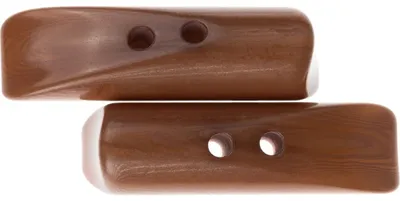 Immagine prodotto di Bottone - set di 3 - 50x15 mm - Marrone