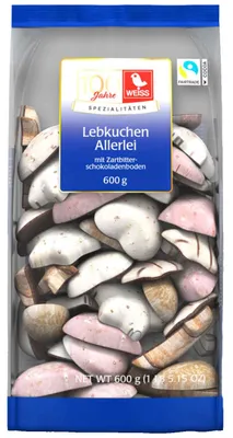 Produktbild von Weiss Lebkuchen Allerlei 600g