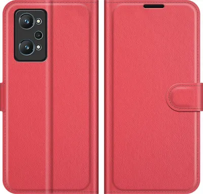Produktbild von Mobigear Classic  Realme GT Neo 3T Hülle Klapphülle Geldbörse - Rot