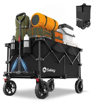 Image de Chariot pliables Sekey XXL, capacité de 200 kg, avec freins