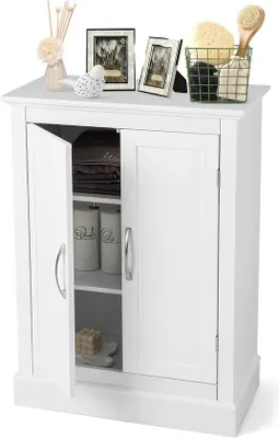 Produktbild von Famanu Badschrank mit verstellbarem Regal - Weiß