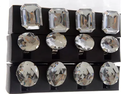 Produktbild von Serviettenring Serviettenhalter Serviettenringe eckig oval rund Stück