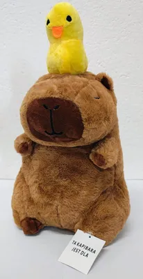Zdjęcie produktu dla Maskotka Kapibara z kaczką 30cm