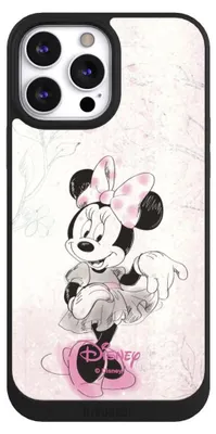 Produktbild von NIVOCASE Handyhülle für Apple iPhone 13 Pro Max Hülle NIVOpure Case Schwarz Disney Minnie Mouse Vintage