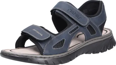 Produktbild von Rieker Herren Sandalen, blau(navyschwarzschwarz (14)), Gr. 44