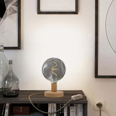 Immagine prodotto di Lampada da tavolo Posaluce Bumped in legno