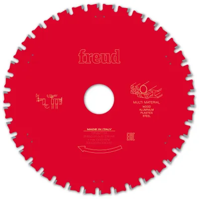 Image de Lame pour scie circulaire portative FREUD - Ø190 2/1,6 AL30 Z38 TPB 0° - F03FS10041 -FR13M001H