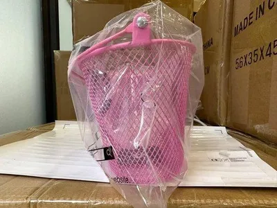 Produktbild von Famanu Kinderfahrradkorb, stabil und abnehmbar - Retro-Design