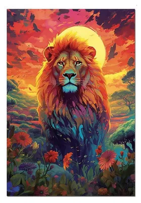 Imagen del producto de Rompecabezas de 500 piezas. Un majestuoso león