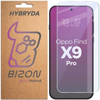 Produktbild von Flexibles Hybridglas für Oppo Find X9 Pro, Bizon Glass Mule