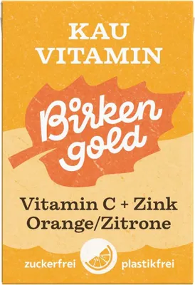 Produktbild von Natur KauVitamin - Orange/Zitrone Vitamin C + Zink 28g