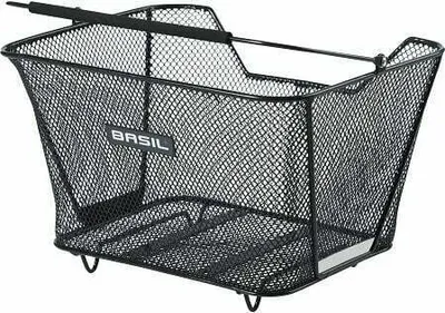 Obrázok produktu pre Basil Base M MIK, Zadný, Košík na bicykel, Oceľ, Čierna, 14 L, 430 mm