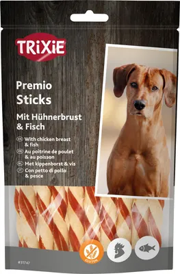 Produktbild von TRIXIE Hunde-Chicken Sticks – 80g, glutenfreie Leckerlis für Hunde, ohne Getreide und Zucker