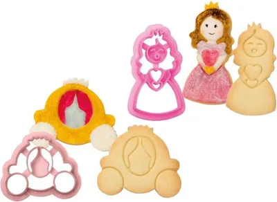 Obrázek produktu pro Vykrajováko princezna a kočár 2ks