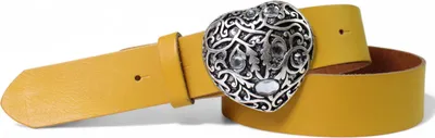 Produktbild von Ledergürtel Damen Echtleder 4 cm, Herz-Schnalle Strass funkelnd, FRONHOFER
