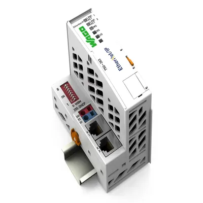 Zdjęcie produktu dla Złącze magistrali G4 2 ETH ECO – Podstawowe urządzenie Fieldbus 24 V DC 750-363