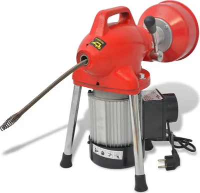 Obrázok produktu pre vidaXL Stroj na čistenie potrubia 250W 12,5mx16mm / 4,5mx9,5mm