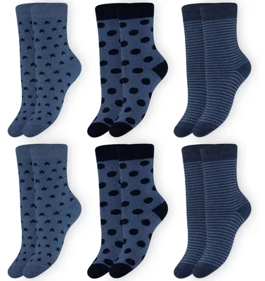 Produktbild von OCERA Thermo Socken (6er Pack) mit Punkten Gr. 35-38