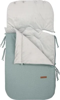 Image de Sac de couchage pour siège auto Baby's Only, modèle 0+, couleur pierre vert, collection Classic, pour garçons et filles, dimensions 86 x 38 cm, couleur pierre vert