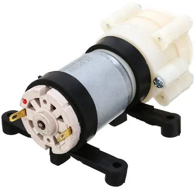Image de Mini-pompe de filtration d'eau - Micro-pompe 6 V-12 V - Pompe à refroidissement par eau, auto-amorçante 385 - Mini-pompe d'aspiration 12 V CC - Pompe à membrane silencieuse - Adaptée aux aquariums