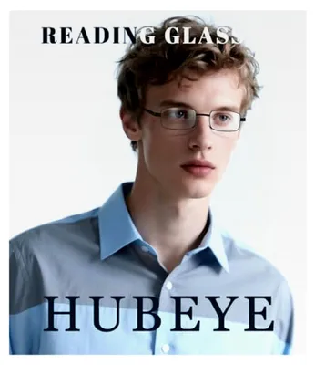 Produktbild von Tragbare Lesebrille für Herren und Damen aus ultraleichtem Metallrahmen mit Brillenetui