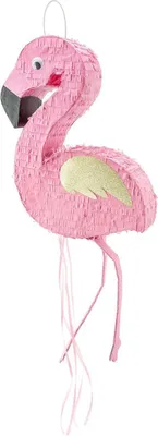 Produktbild von Piñata 55x25x8cm Flamingo zum Befüllen Rosa