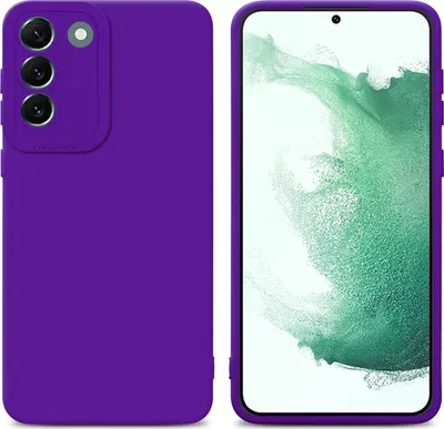 Produktbild von Cadorabo Hülle für Samsung Galaxy S22 PLUS Schutz Hülle in Lila TPU Silikon Etui Case Handyhülle